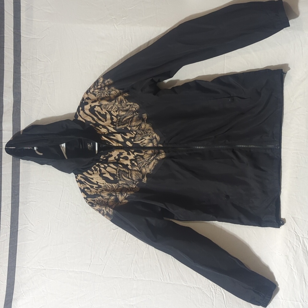 Men's Size L Zip Up Hooded Jacket